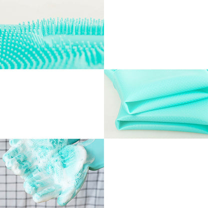 Pet grooming glove