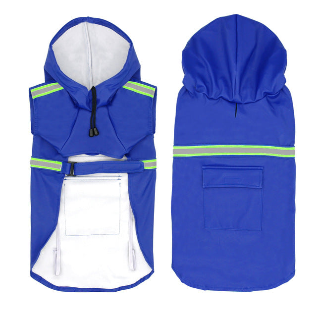 Stay Dry, Stay Safe – Premium Reflective Dog Raincoat