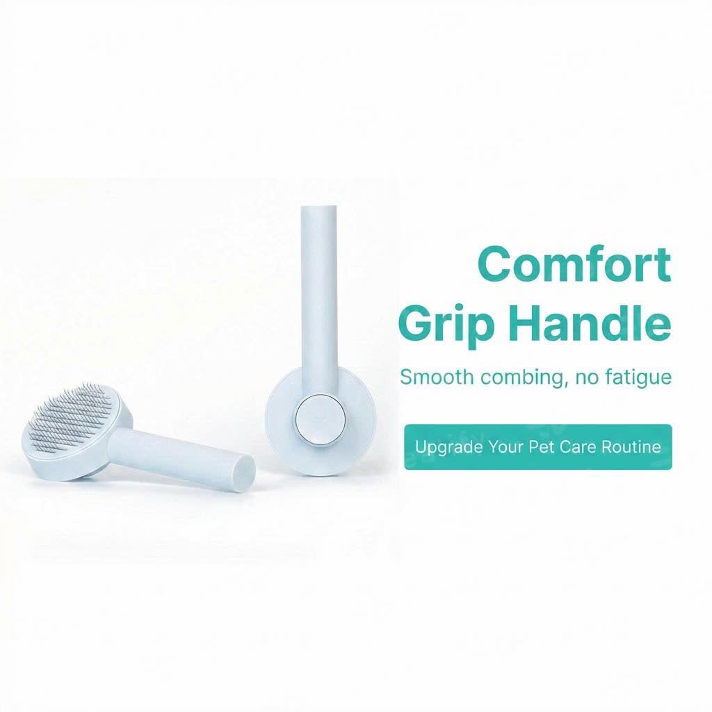 self cleaning pet groooming brush