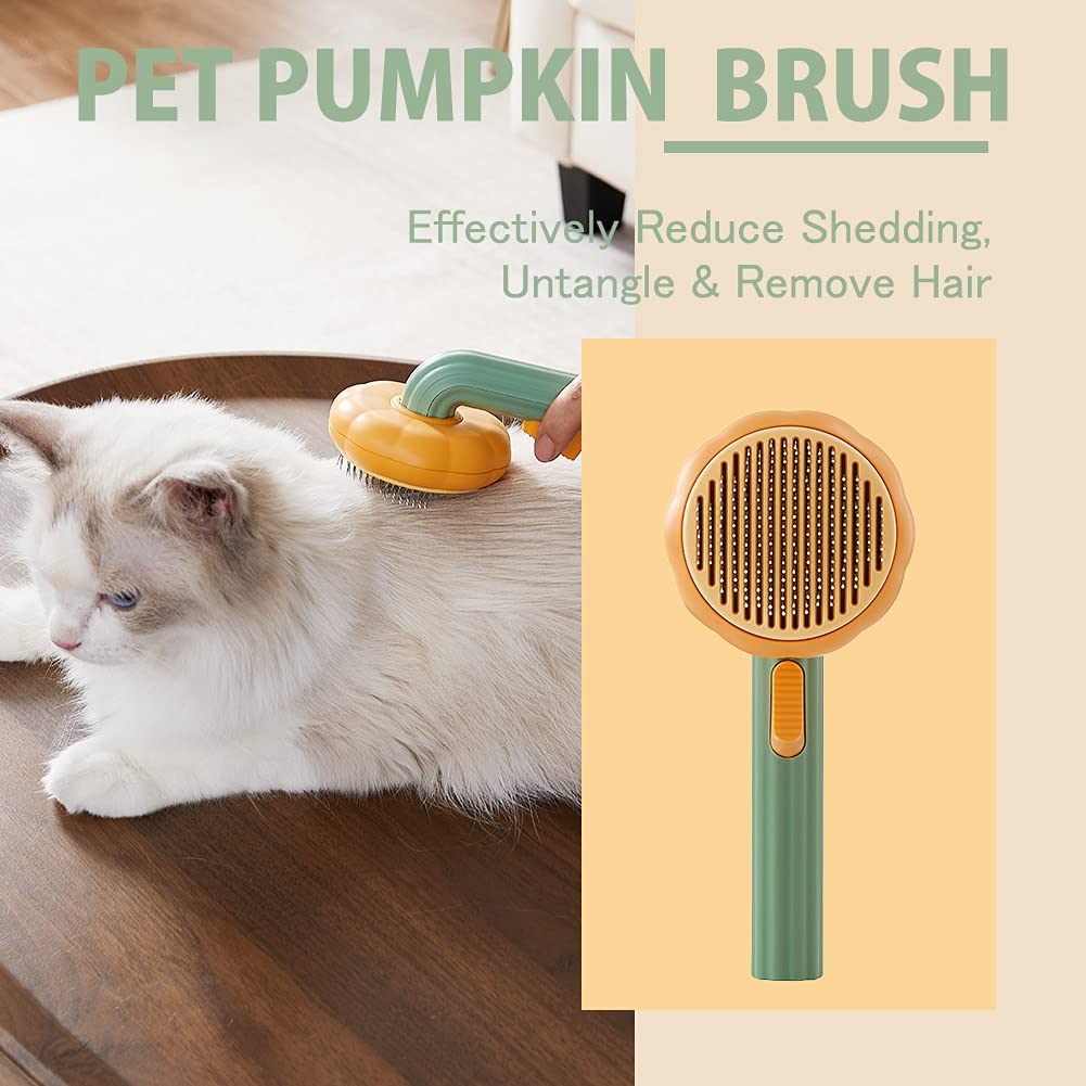 Effortless Pet Grooming Brush – Pain-Free Deshedding & One-Click Clean