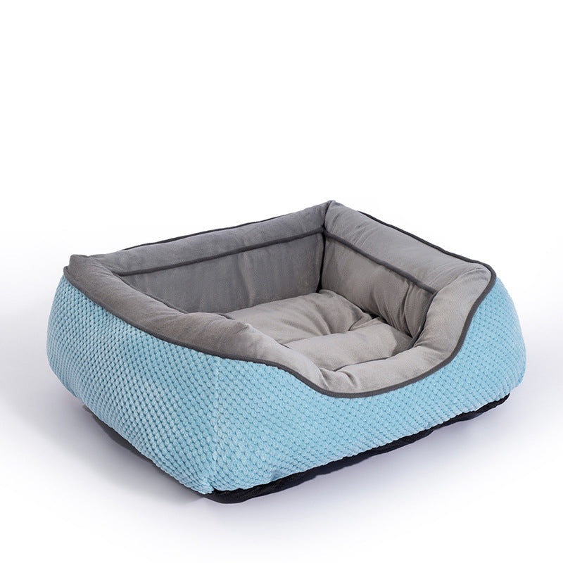 Calming Plush Dog Crate Bed – Anxiety Relief, Deep Sleep Comfort