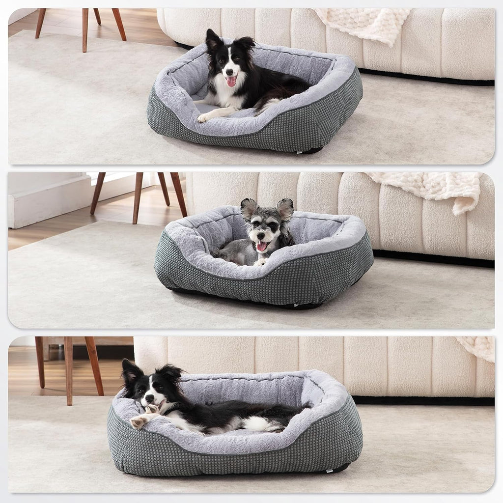 Calming Plush Dog Crate Bed – Anxiety Relief, Deep Sleep Comfort