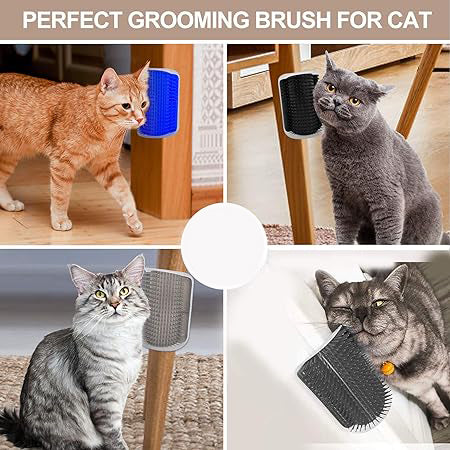 Self-Grooming Cat Arch – Stress-Free Fur Care & Happy Playtime