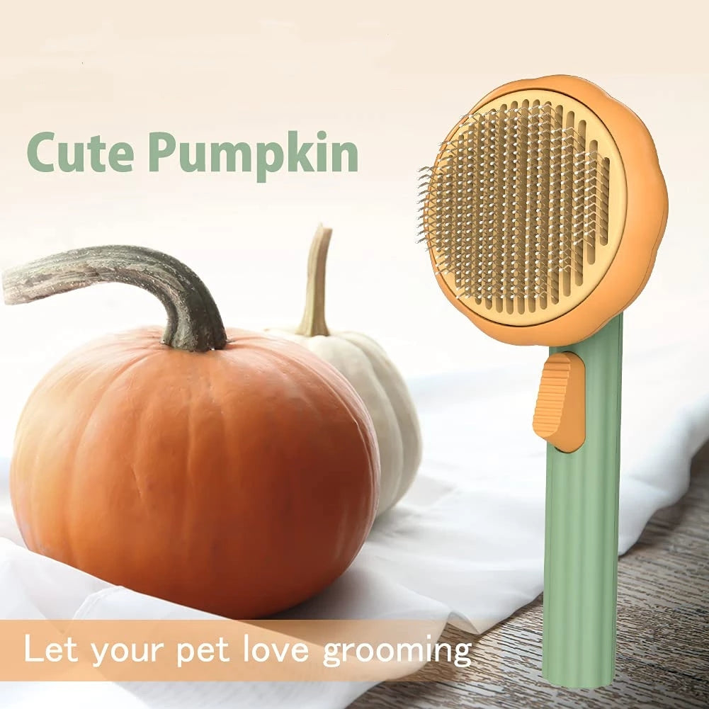 Effortless Pet Grooming Brush – Pain-Free Deshedding & One-Click Clean