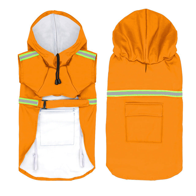 Stay Dry, Stay Safe – Premium Reflective Dog Raincoat