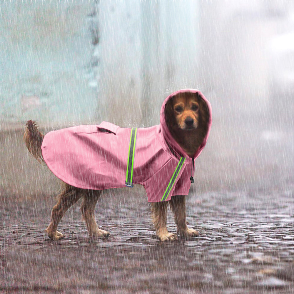 Stay Dry, Stay Safe – Premium Reflective Dog Raincoat
