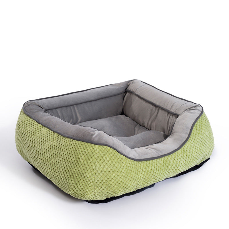 Calming Plush Dog Crate Bed – Anxiety Relief, Deep Sleep Comfort