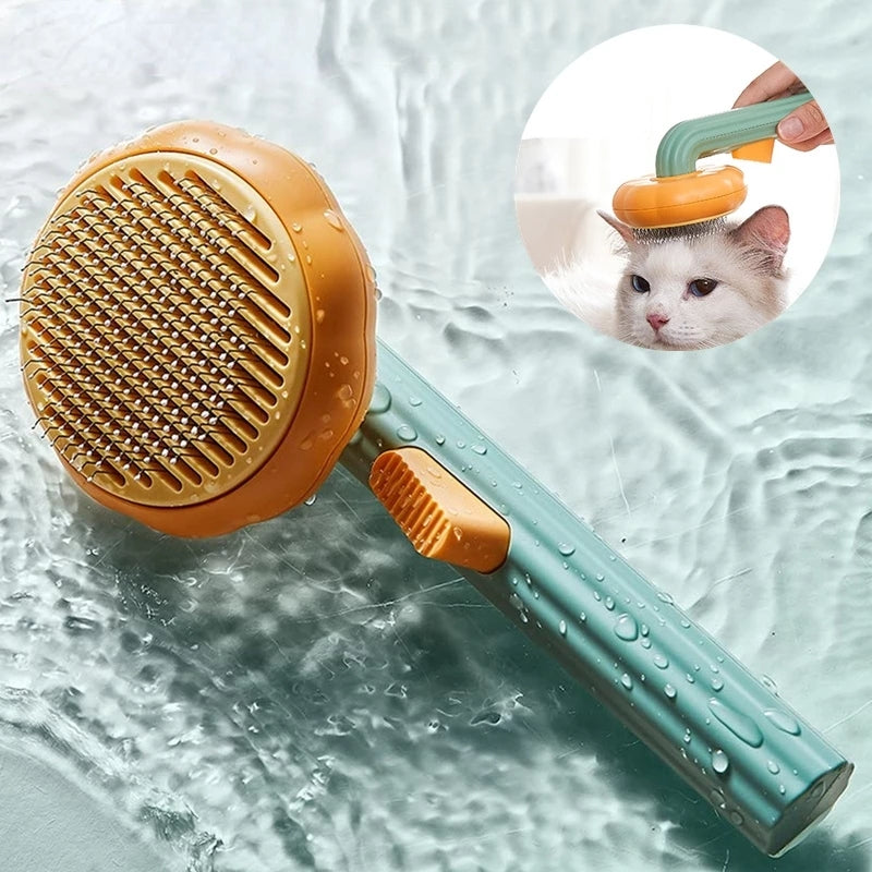 Effortless Pet Grooming Brush – Pain-Free Deshedding & One-Click Clean